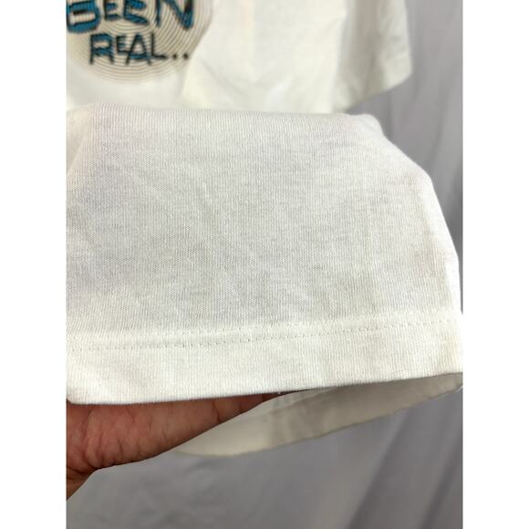 Vtg Big Ball Sports “Girls Dominate” Graphic T-Shirt White Made in USA L NWT - Picture 10 of 13